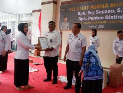 Lapas Kelas I Bandar Lampung Gelar Acara Purnabakti dan Penutupan Magang Taruna/i Poltekip