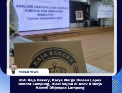 Roti Raja Bakery, Karya Warga Binaan Lapas Bandar Lampung, Hiasi Sajian di Anev Kinerja Kanwil Ditjenpas Lampung