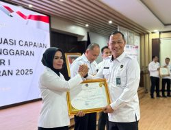 Lapas Kelas I Bandar Lampung Borong Dua Penghargaan Tertinggi pada Anev Kinerja Semester I 2025