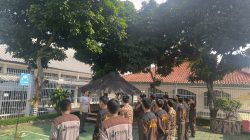 Warga Binaan Lapas Kelas I Bandar Lampung Rutin Ikuti Kegiatan Pramuka di Lapangan Apel