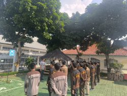 Warga Binaan Lapas Kelas I Bandar Lampung Rutin Ikuti Kegiatan Pramuka di Lapangan Apel