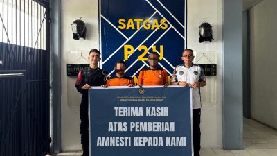 Implementasi Keppres Nomor 17 Tahun 2025: Rutan Singkil Bebaskan Dua Narapidana Penerima Amnesti