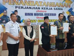 Lapas Metro Dukung Penuh Kolaborasi BNN dan Granat Kota Metro dalam Pemberantasan Narkoba