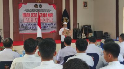 Narapidana Terorisme di Lapas Metro Nyatakan Ikrar Setia kepada NKRI