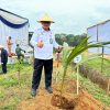 Lapas Metro Sukses Laksanakan Penanaman Pohon Kelapa Serentak, Dukung Program Ketahanan Pangan Nasional