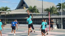 Lapas Kelas I Bandar Lampung Hadapi Tantangan Dinas PU dalam Laga Voli yang Sengit