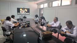 Tim Pokja WBK WBBM Lapas Kelas I Bandar Lampung Ikuti Sosialisasi Penguatan WBK Secara Virtual
