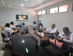 Tim Pokja WBK WBBM Lapas Kelas I Bandar Lampung Ikuti Sosialisasi Penguatan WBK Secara Virtual