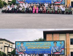 Kepala Kanwil Ditjenpas Lampung Hadiri Acara Pisah Sambut Kapolda Lampung